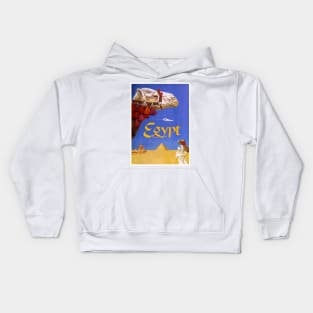 Egypt (1960) vintage poster by David Klein Kids Hoodie